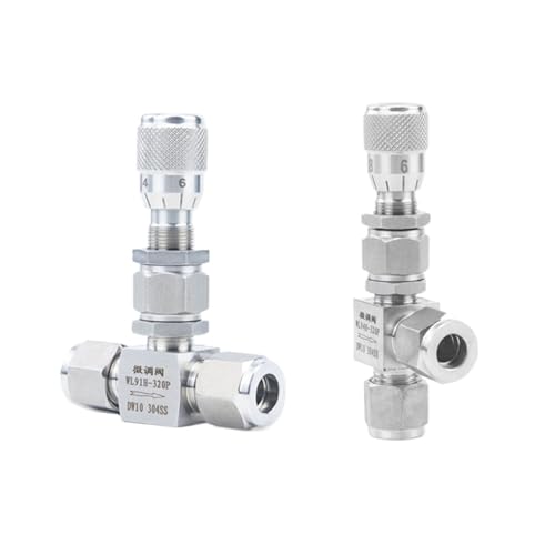 Válvula de aguja de 12mm en codo de 90°: evite fugas en tuberías de acero inoxidable 2