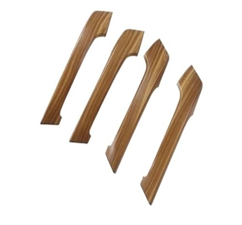 Accesorios interiores Para Toyota Para Land Para Cruiser Para Prado 150 LC150 FJ150 2010-2024 Modificación Interior Manija Apoyabrazos Cubierta Veta Madera Accesorios Interior(Light Wood Grain)