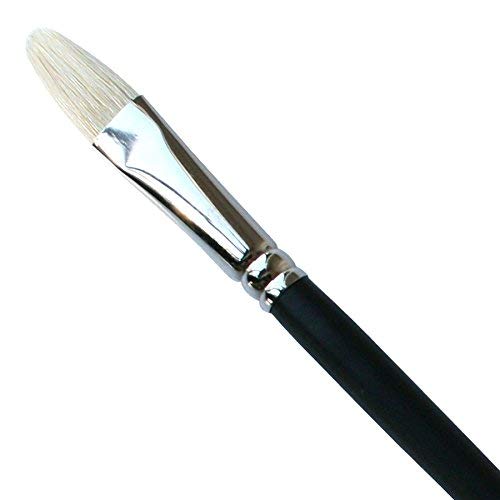 Winsor & Newton Azanta Black Brush for Oil and Acrylic Painting Wood, Transparent, Filbert - 19mm Nr. 12 - Image 3