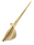 Madison Bay Company Brass Pirate's Sword Letter Opener, 7.25 Inches Long