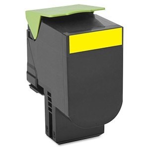 Cartouche de toner jaune Lexmark 80C1SY0 pour imprimante couleur CX310n
