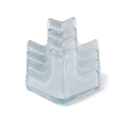 EYCFSJ コーナープロテクター 8個ソフトシリコンセーフコーナープロテクターキッズプロテクションテーブルデスクコーナーガード子供用セーフティエッジガード8個透明