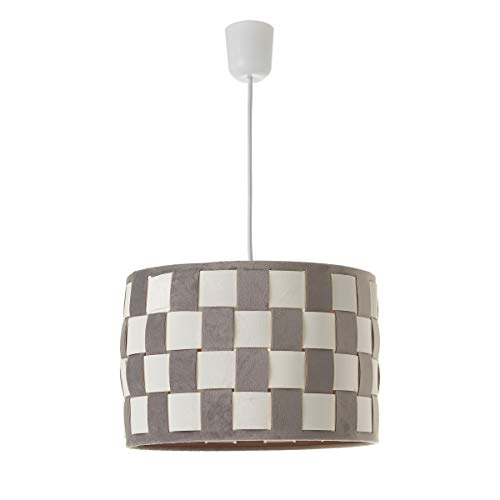 Lámpara de techo trenzada de terciopelo