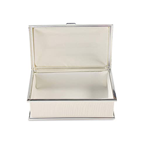 Lasody Rectangular Pearl Metal Jewelry Box Jewelry Organizer Box Jewelry Chest,Trinket Boxes For Women,Mother Day Anniversary Wedding Gifts thumb #2