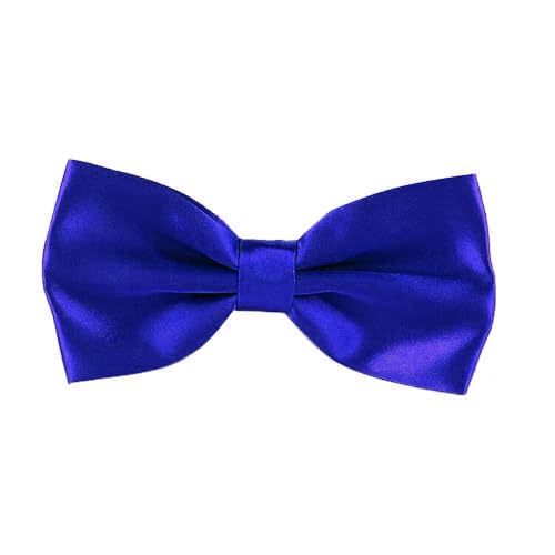 Image of Mens Classic Solid colour Bowtie 6pcs /12pcs Combo Pre-tied Satin polyester Formal tuxedo Bow tie Set For Boy Women and Men & Adjustable Length