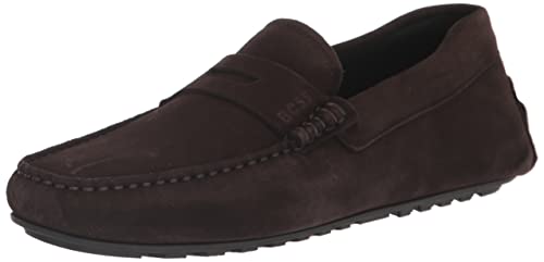 Image of BOSS Men's Noel Suede Drivers Loafers