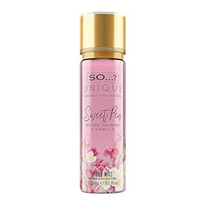 So…? Unique Womens Vegan Sweet Pea Body Mist Fragrance Spray 150ml