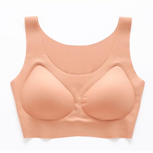 Soutien-gorge sans armature orange L : fini les douleurs de poitrine
