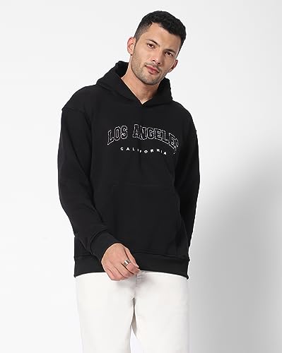 Image of BE SAVAGE Oversize Baggy Hoodie (Los Angeles) Hoodie for Men Winter Wear