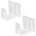 CUTELEC Center Support Bracket 2 Pack White Color for 2" Low Profile Window Blinds