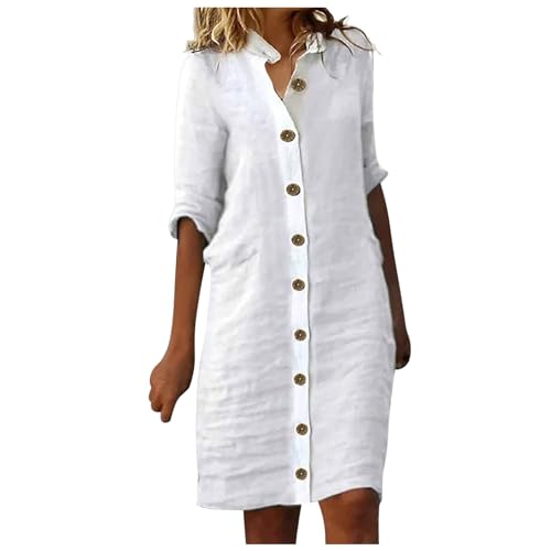 Robe d'été mi-longue en coton pour vos journées de loisirs décontractés