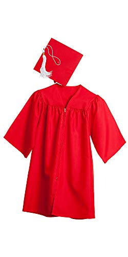 Jostens Graduation Cap and Gown Package Medium Red