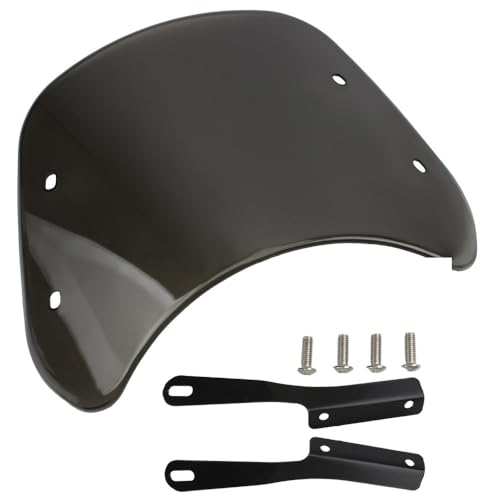 Déflecteur d'air moto pour phare 5-7 pouces écran de pare-brise universel modifié