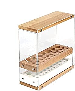 Niyanta Makeup Brush Holder 29 Holes Acrylic Cosmetic Display Stand/Makeup Organizer/Beauty Cosmetic Display Stand for Dresser, Vanity, Dressing Room and Counter top