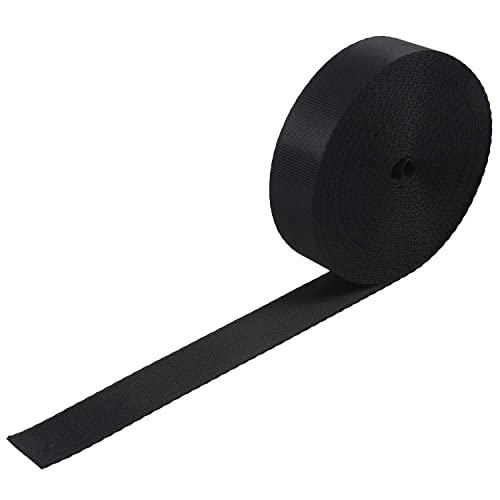 Image of PACKARD 50 Meter Nylon /Canvas Webbing 1-inch Wide for Collars, Leashes, Diving Gear, Sports Gear, Bag Belt, Hiking (5 * 10 Meter)