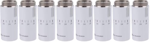 IMI Heimeier Kopf 7500-00.500 weiß, 6-28°C Thermostatkopf, Weiß RAL 9016