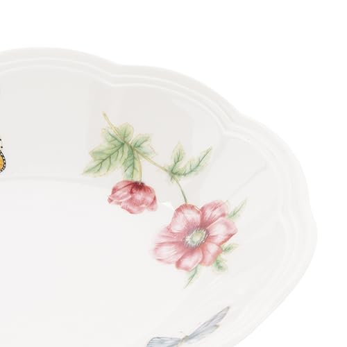 Image of Lenox Butterfly Meadow Porcelain Fruit Bowls, 11oz, Set of 4