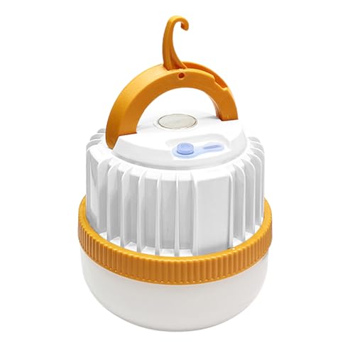 Lampe LED pour tente avec poignée rétractable et corps pliable compact