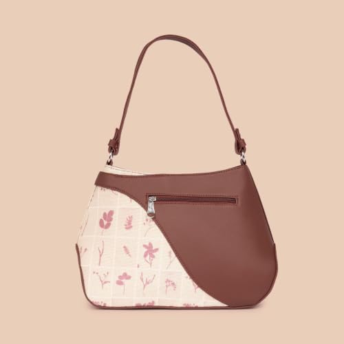 Image of ZOUK Ira Handbag | Stylish Women's Handbag | Luxury Shoulder Bag for Women | Trendy | Fancy Ladies Handbags | Small Purse for Events | Water-Resistant