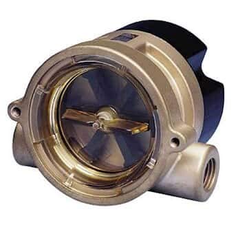 Cole-Parmer Flow Indicator/Switch for Liquids; Brass, 1" NPT(F), 24 VDC