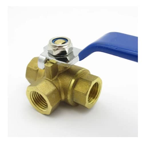 Conector de grifo de jardín de 3 vías con interruptor de latón hermético y fluido