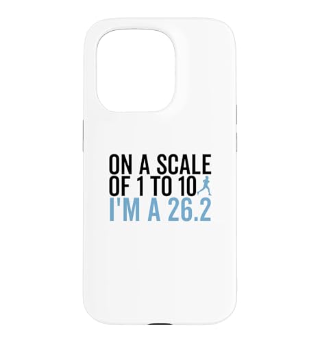 On A Scale 1 to 10 I'm A 26.2 �ʔ����}���\�������i�[ �X�}�z�P�[�X iPhone 15 Pro �p