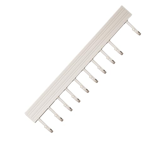 ERYUE Wall Mounted Kitchen Utensils Hanger Space Aluminum Hook Rack