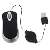 PHENOFICE Kreative USB mit Teleskop Funktion Kabelgebundene Computermaus DPI Ergonomisches Design...