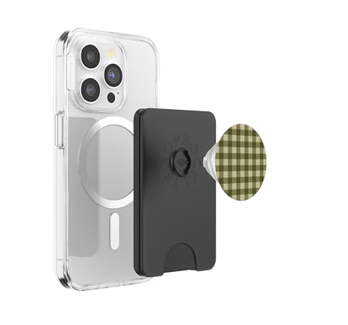 PopSockets PopWallet verde oliva para salidas con estilo 3