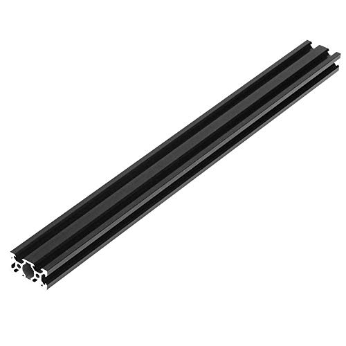 belupai 100-1000mm Marco de extrusión de perfil de aluminio con ranura en V negro 2040 para máquina de grabado láser CNC Cover