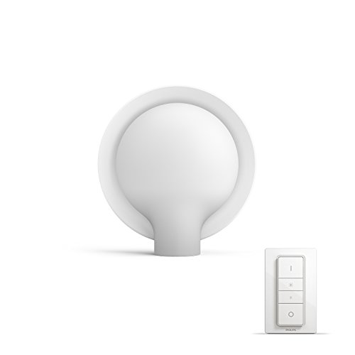 Philips Hue Felicity Lampe de Table White Ambiance  White  9.5W E27 [Interrupteur avec Variateur Inclus],  Lampe Connectée - Lumière Led Blanche Naturelle - Compatible avec Apple Homekit, Alexa