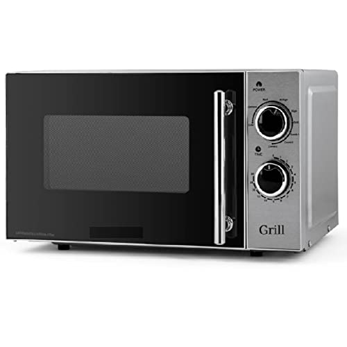 Suinga Microondas 20 L. Potencia 700W. Grill 900W (Resistencias De Cuarzo). Frontal Con Detalle Inox. 5 Niveles De Potencia + Grill + 3 Combi.