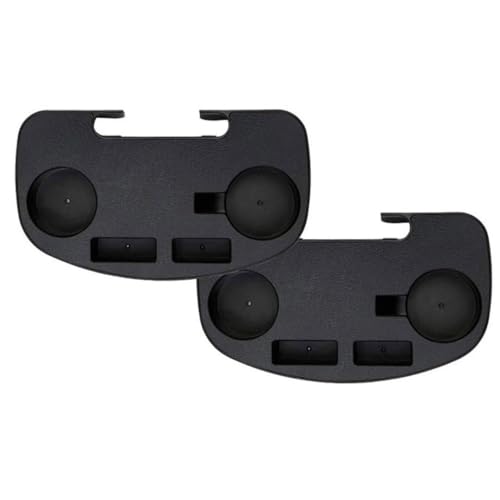 Xweptuy Klämma på sidobord bricka plaststol sidobricka med mugghållare för solstol 2 st