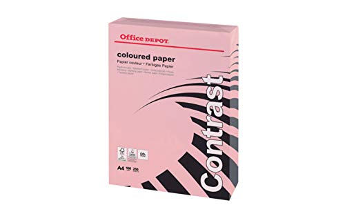 Risma da 250 fogli di carta colorata, formato A4