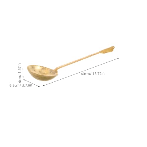 Petite cuillère à café en cuivre pour dessert et table
