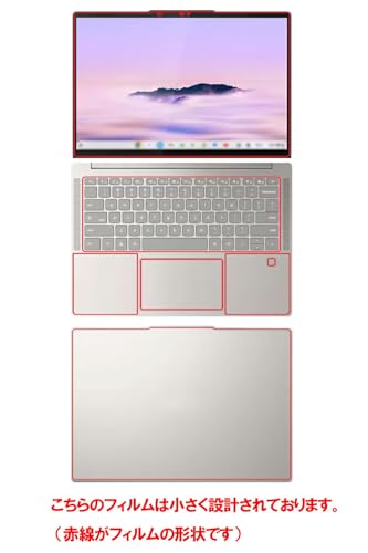 [5_Zbg(+V+p[Xg+^b`pbh+L[{[hJo[)] ClearView Lenovo Chromebook Plus Gen10 (14^ MediaTek) 2025Nf 14C`p [4way ̂h~] vCoV[