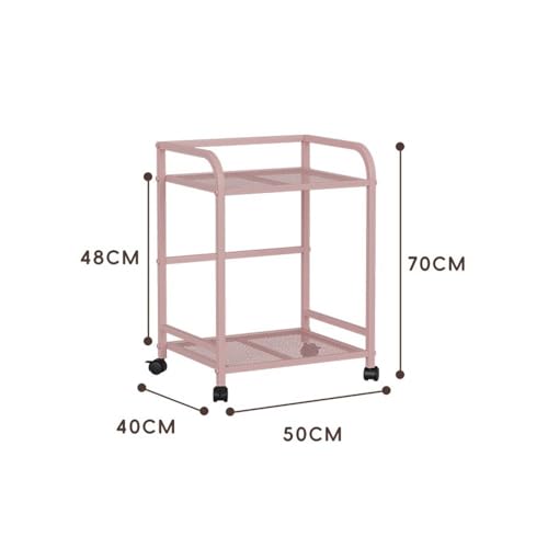 Soporte móvil para CPU con ruedas bloqueables, estante para impresora y soporte para torre de PC, carrito resistente para accesorios de juego (Azul) miniatura 2