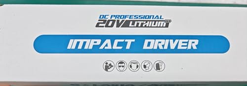 G LAXIA 20V Cordless Impact Driver, 2800RPM Compact Impact Driver Equipped with LED Work Lights, 1.3AH Batteries and Fast Chargers 11 G LAXIA 20V Cordless Impact Driver, 2800RPM Compact Impact Driver Equipped with LED Work Lights, 1.3AH Batteries and Fast Chargers - Image 11