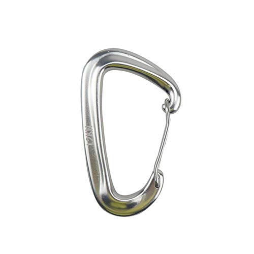 Xinger Aviation Aluminum Material Climbing Hanging Hammock Safety Buckle Mountaineering Hook Carabiner Alumin,Silver