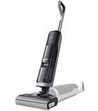 DREAME H14 Lavapavimenti Senza Filo, Design Piatto a 180° Lavaggio Spazzola 60 °C, Asciugatura Aria Calda 60 °C e Alta Velocità per 5 Min, Doppia Rotazione, 18.000 Pa, Pulizia Bordi su 2 Lati