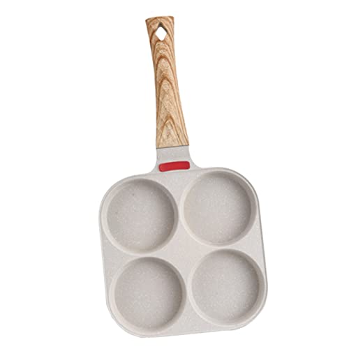 STOBAZA Sartén para Huevos con Orificios Antiadherente Sartén Multifunción para Tortillas y Panqueques Mango Antiquemaduras para Cocina y Restaurante