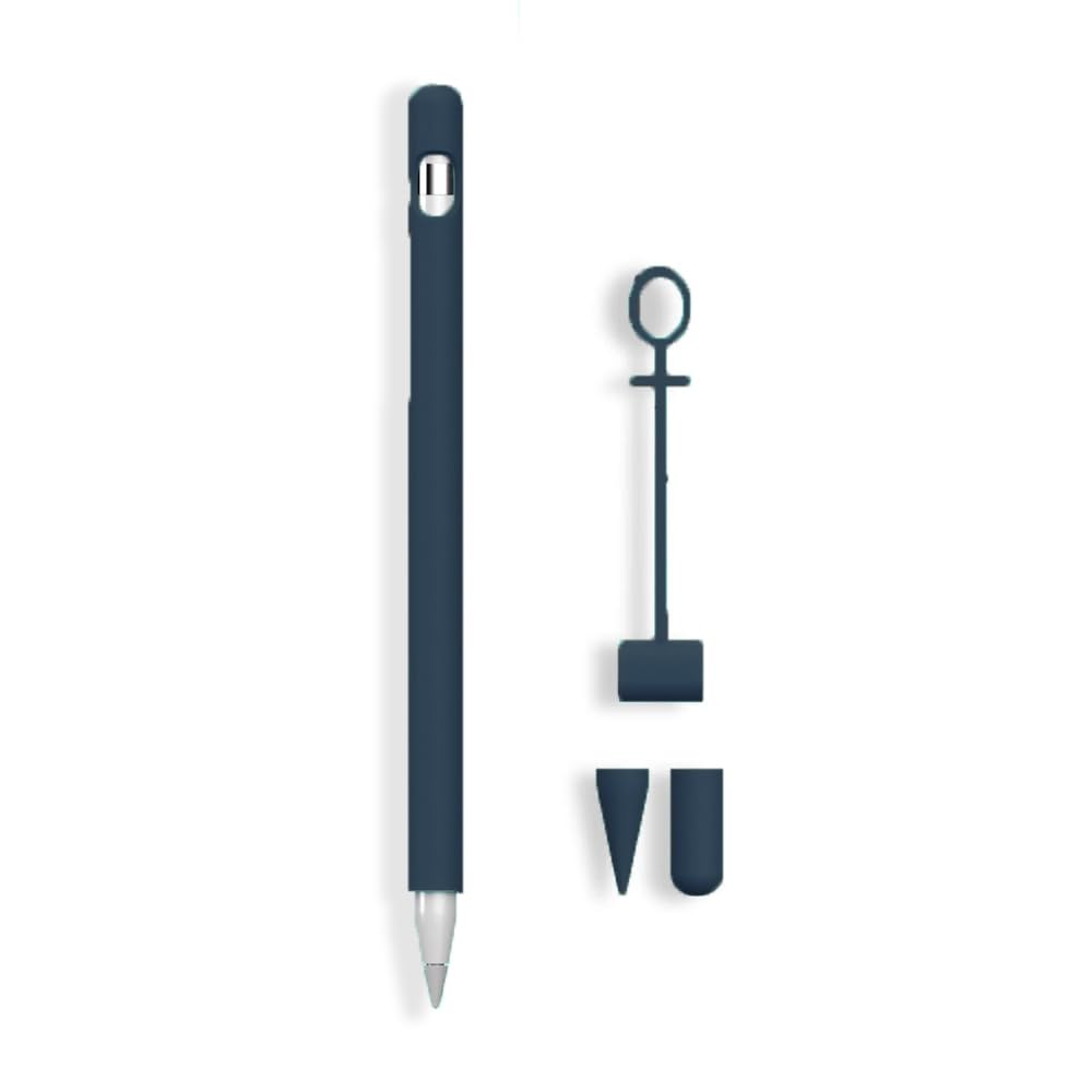 AMERTEER Pencil 1st Generation Case, Silicone Sleeve Grip Cover with Cap Holder, Stylus Pen for Touch Screen | Active Tablet Stylu with Fine Precision Tip & Palm Rejection Compatible with Apple Pencil