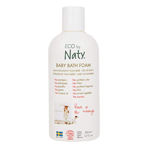 Eco by Naty, Bouteille de Bain moussant écologique pour bébé, 200ml Cover