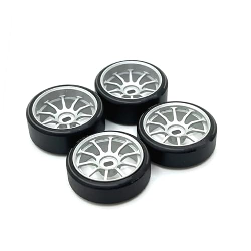Moyeu de roue en métal WLtoys 1/28 argent pour jantes de rechange K989 K969 284131