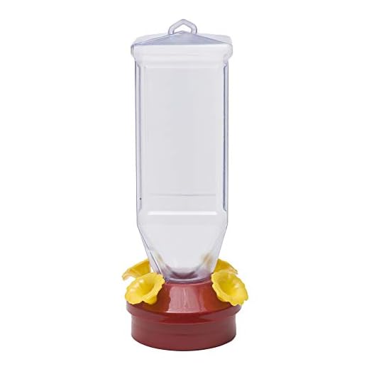 Perky-Pet 201 Lantern Hummingbird Feeder- 18 oz, Red