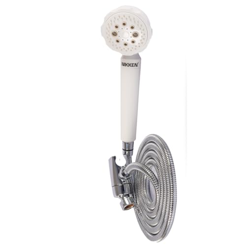 Filtered Shower Head with Handheld for Nikken PiMag MicroJet Hand Held 1466, Easy-Grip Shower Head with Filters, Multi-Spray Head Filter with Advanced Water Filter for Chlorine Reduction on Hard Water