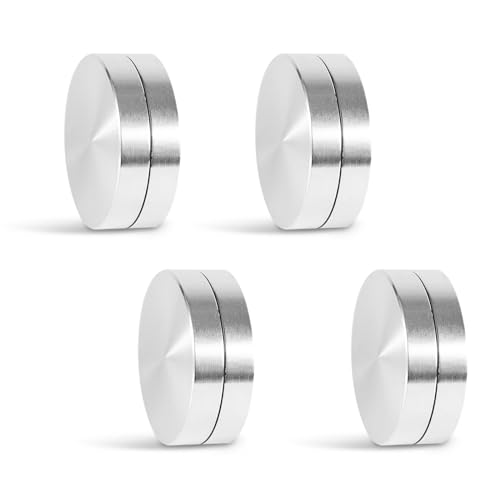 4pcs 30mm Pottery Trimming Spinner Tool, Mini Ceramic Spinning Tool Metal Clay Rotary Disc Pottery Throwing Wheel Polymer Clay Spinner Pottery Trim Stabilizer for Pottery-Lovers