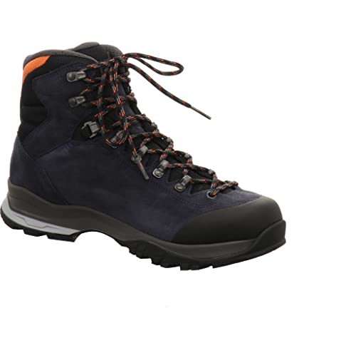 LOWA Herren Vigo GTX Schuhe, Navy-orange, UK 10