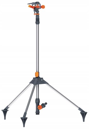 Schmith - Arroseur à Impulsion sur Trépied - Idéale pour Arroser Efficacement de Grandes Surfaces de Jardin - Irrigation Optimale - Pelouse Fleurs et Espaces Verts