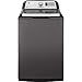 GE GTW755CPMDG Washer with Stainless Steel Basket, 4.9 Cu. Ft. Capacity, 13 Cycles with Water Station, Gray,